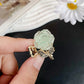 Beau - Mini Glitter Rose Design Claw Clip