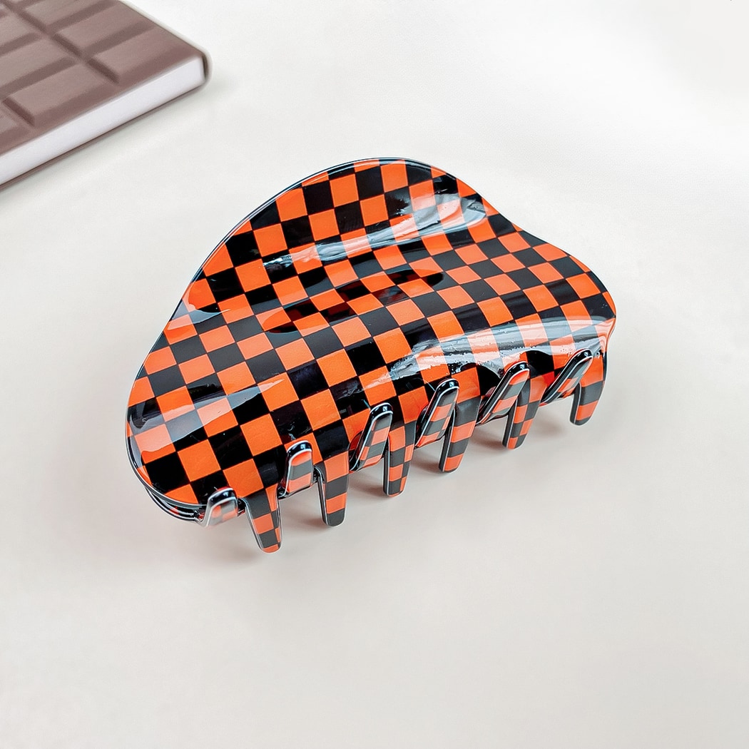 Beau - Novelty Halloween Spiderweb Print Claw Clip