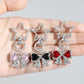 Keypus - Hollow Star Bow Pendant Keychain