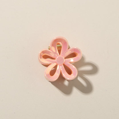 Beau - Glossy Floral PS Hair Accessory Claw Clip