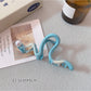 Beau - Gradient Cutout Butterfly Alloy Hair Claw Clip