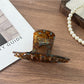 Beau - Retro Chunky Flat Bar Claw Clip