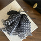 Gifty - Sheer Polka Dot Hemmed Scrunchie