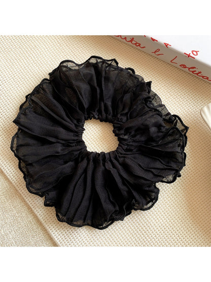 Gifty - Mesh Ruffled Scrunchie Hair Tie
