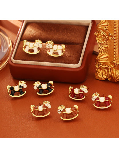 Earedge - Exquisite Horse-Shaped Premium Earrings