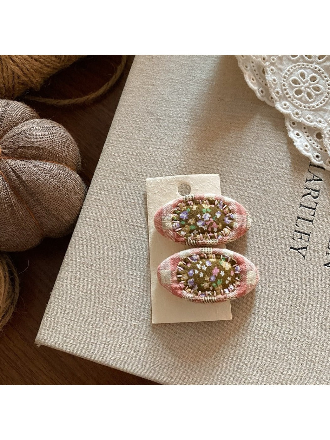 Beau - Elegant Pastel Floral Hair Clip