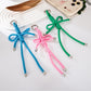 Keypus - Woven Bow Knot Bag Charm Keychain