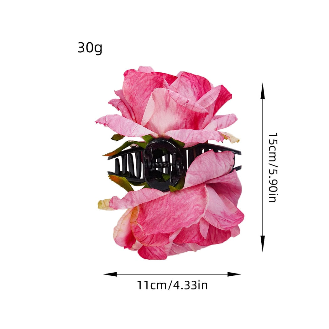Beau - Sweet Style Rose Design Claw Clip
