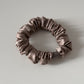Gifty - Soft Muted Tone Satin Ruffle Scrunchie