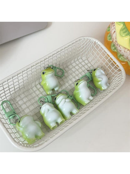 Keypus - Cute Cartoon Frog Bag Charm Alloy Keychain