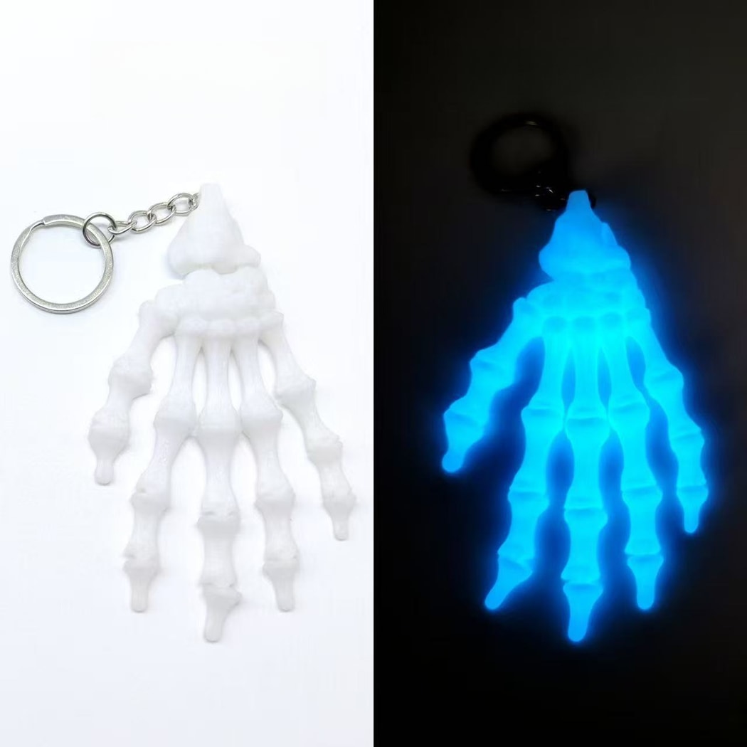 Keypus - Halloween 3D Printed Skeleton Hand Keychain
