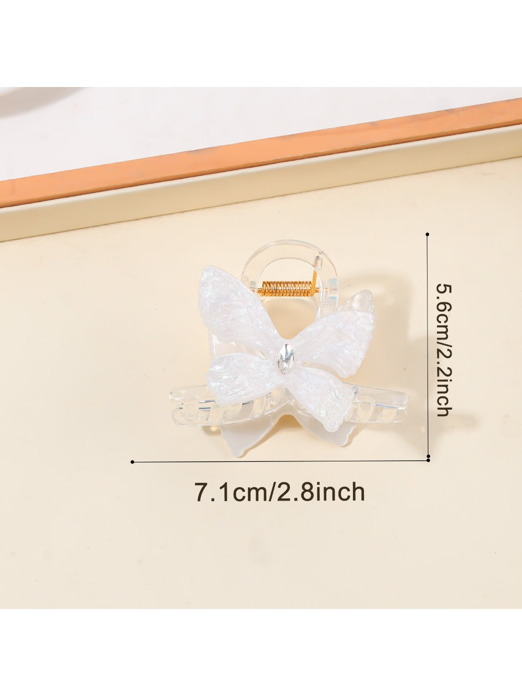 Beau - Elegant Butterfly Crisscross Shaped Claw Clip