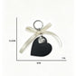 Keypus - Ribbon Accent Heart Pendant Key Ring Keychain