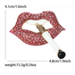 Brovia - Enamel Style Lip Alloy Brooch