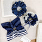 Gifty - Denim Blue Fabric Hair Tie