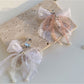 Keypus - Lace Bow Beaded Star Bag Charm Keychain
