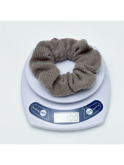 Gifty - Knitted Striped Scrunchie Hair Tie