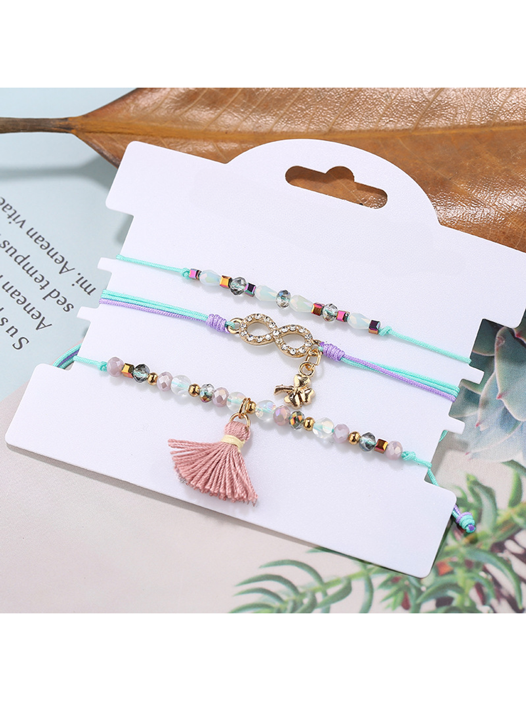 Lovra - Bohemian Beaded Tassel Bracelet