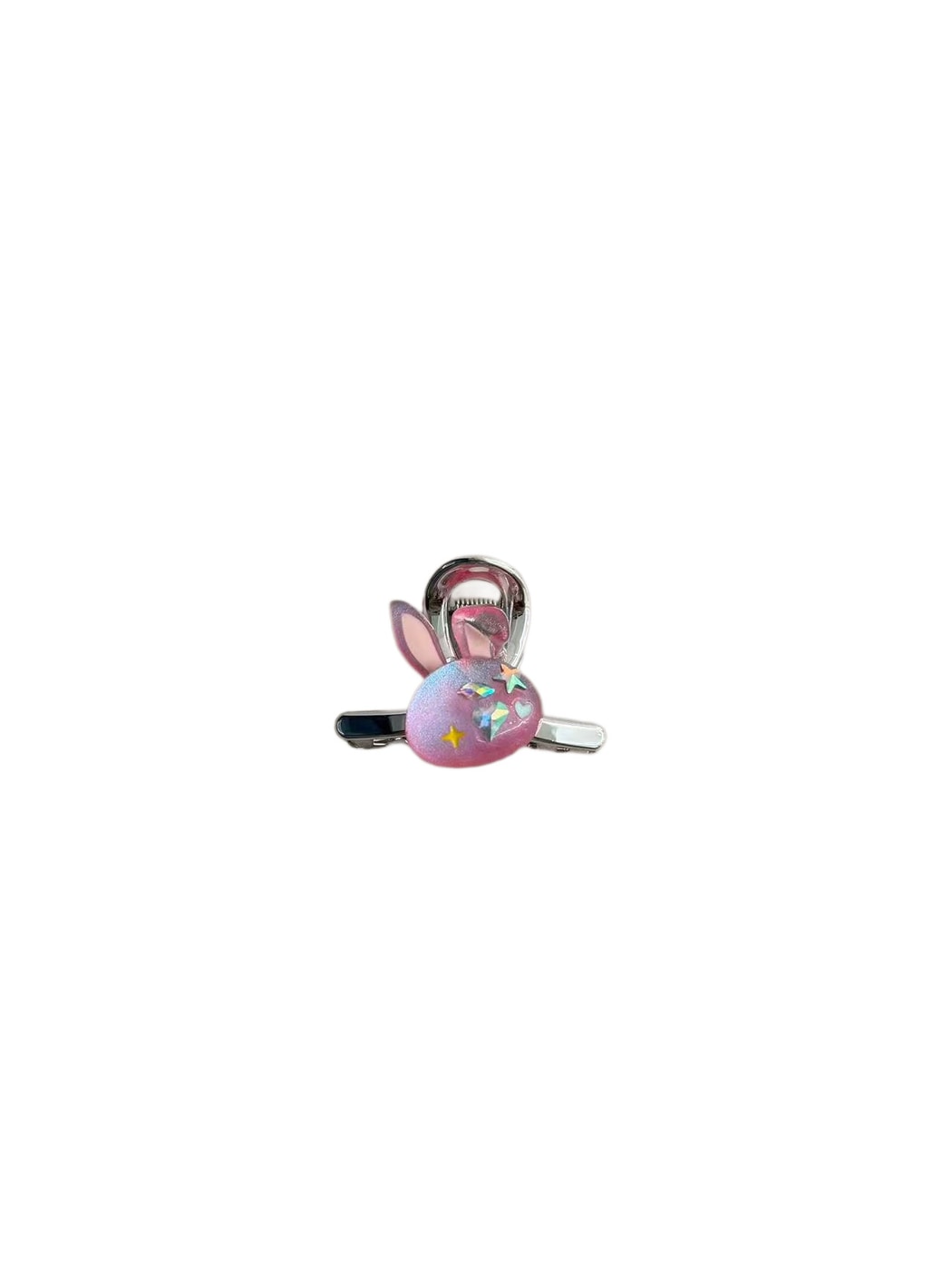 Beau - Plastic Alloy Rabbit Motif Hair Claw Clip