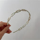Gifty - Acetate Chain Link Irregular Shape Headband