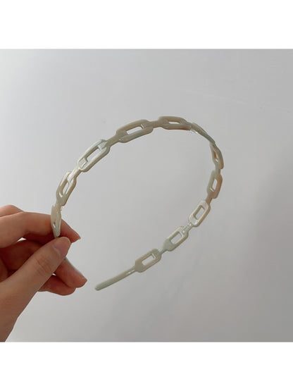 Gifty - Acetate Chain Link Irregular Shape Headband
