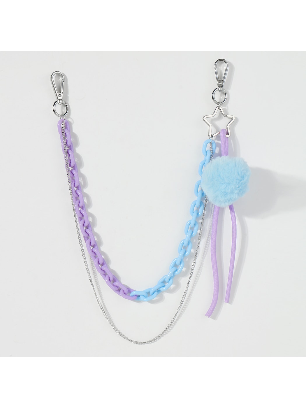 Keypus - Y2K Rabbit Charm Double Layer Keychain