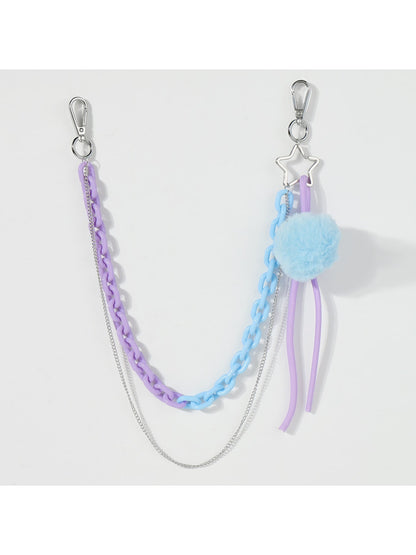 Keypus - Y2K Rabbit Charm Double Layer Keychain
