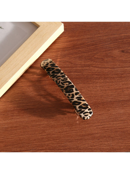Beau - Vintage Leopard Print Hair Clip