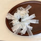 Gifty - Polyester Lace Bow Round Design Hair Tie
