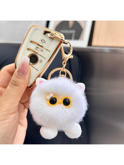 Keypus - Cute Plush Little Soot Ball Keychain