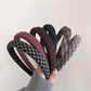 Gifty - Retro Elegant Plaid Hair Hoop