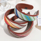 Gifty - Braided Woven Retro Style Wide Brim Headband