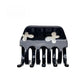 Beau - Glossy Acetate Floral Triangle Hair Clip
