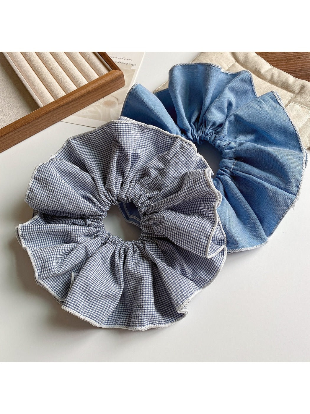 Gifty - Spring Sweet Double Layer Scrunchies