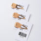 Beau - Woodgrain Colorful Triangle Hair Clip