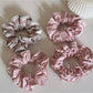 Gifty - Dainty Pink Plaid Scrunchie