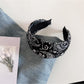 Gifty - Vintage Paisley Pattern Scrunchie Hair Hoop