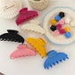 Beau - Polka Dot Flower Shape Claw Clip