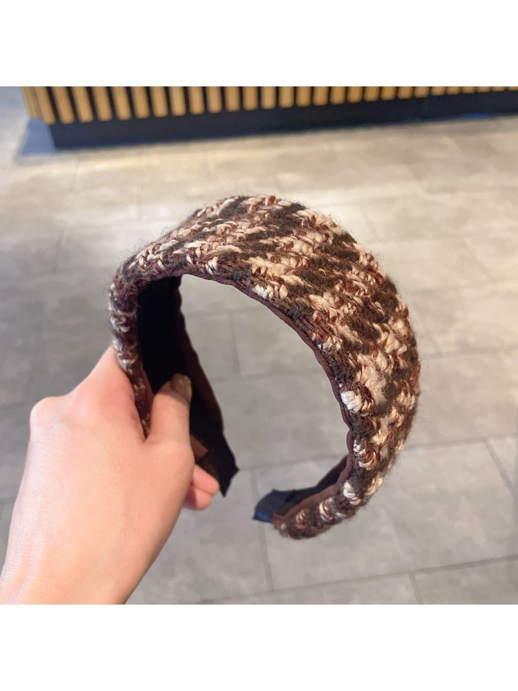 Gifty - Wide Brim Tartan Headband