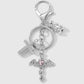 Keypus - Y2K Cross and Wing Pendant Keychain