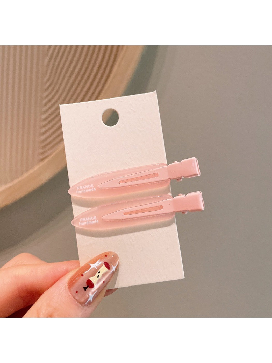 Beau - Minimalist Geometric Side Bangs Hair Clip