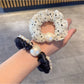 Gifty - Ruffled Mini Polka Dot Scrunchie