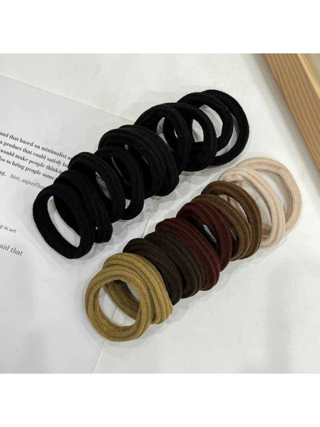 Gifty - 10 Pack High Elasticity Seamless Hair Ties