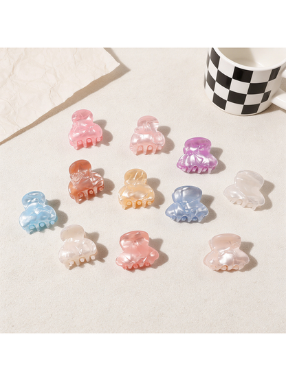 Beau - Glossy Mini Textured Hair Styling Claw Clip