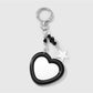 Keypus - Y2K Acrylic Bow and Mirror Charm Keychain