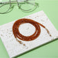 Velra - Solid Color Beaded Eyeglass Strap
