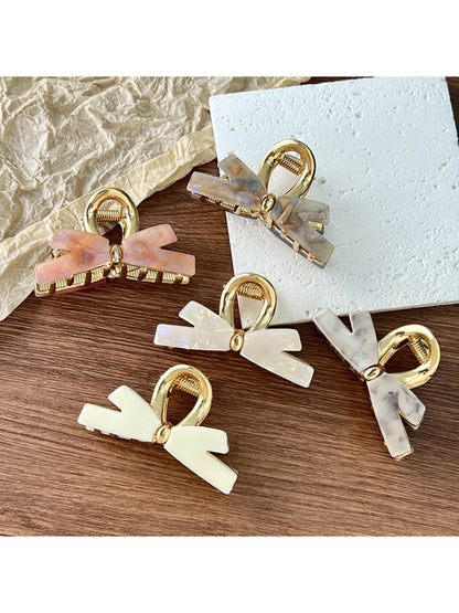 Beau - Elegant Bow Shaped Hair Claw Clip