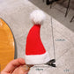 Beau - Cute Christmas Hat Style Plush Hair Clip