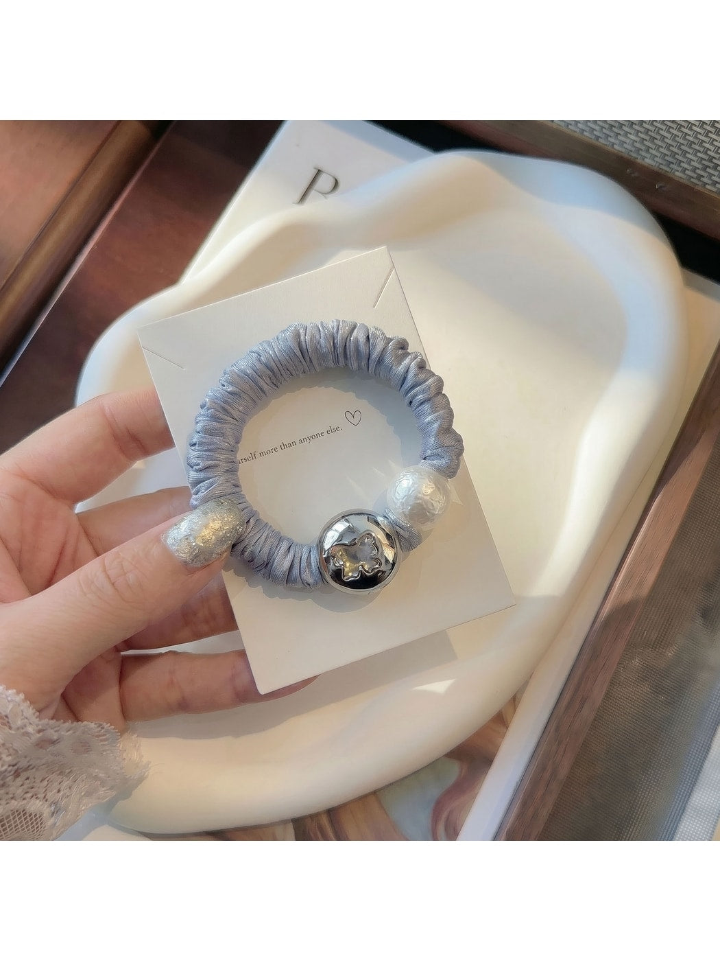 Gifty - Decorative Elastic Star Charm Hair Tie