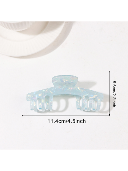 Beau - Wide Butterfly Shape PVC Hair Claw Clip